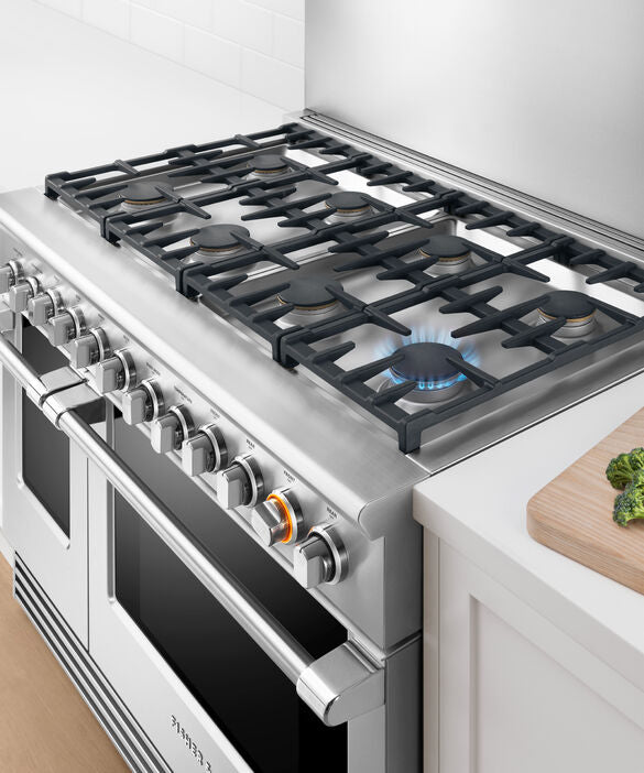 Fisher Paykel - 6.9 cu. ft Dual Fuel Range in Stainless - RDV2-488N N