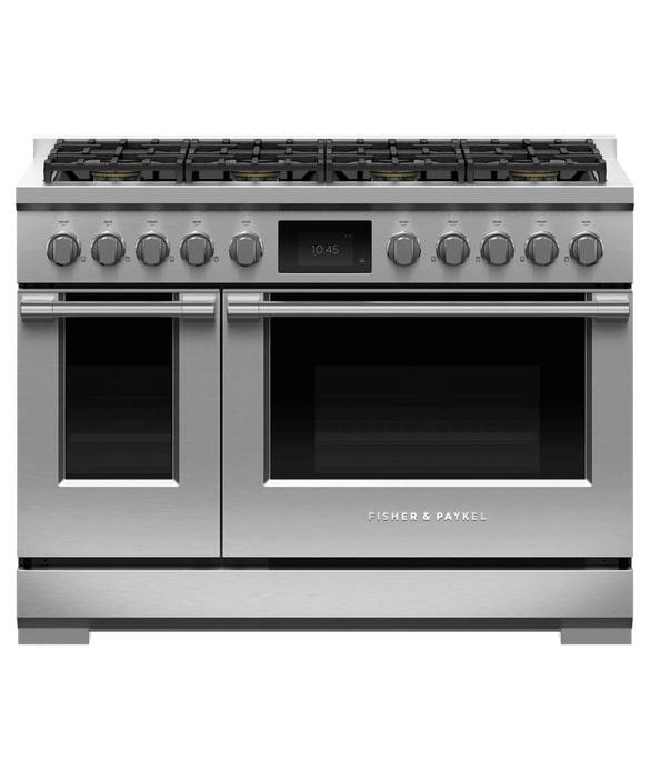 Fisher Paykel - 6.9 cu. ft Dual Fuel Range in Stainless - RDV3-488-L