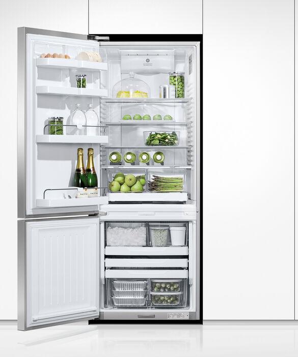 Fisher Paykel - 25 Inch 13.5 cu. ft Bottom Mount Refrigerator in Stainless - RF135BDLX4 N