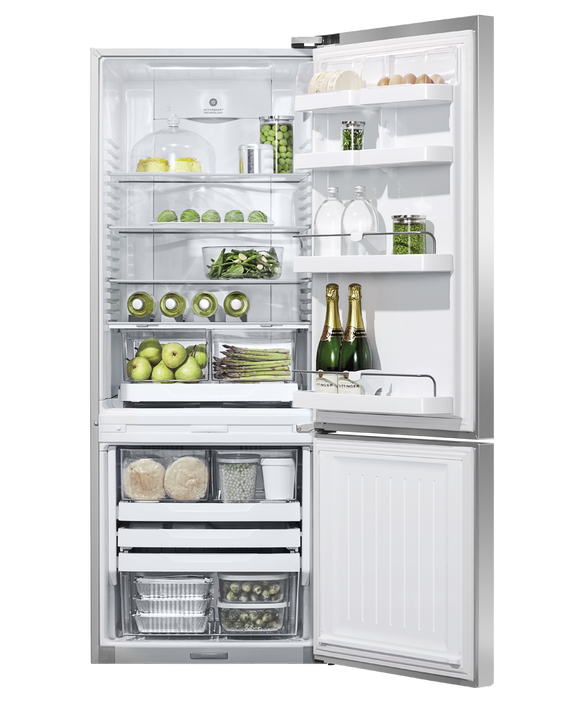 Fisher Paykel - 25 Inch 13.5 cu. ft Bottom Mount Refrigerator in Stainless - RF135BDRX4 N