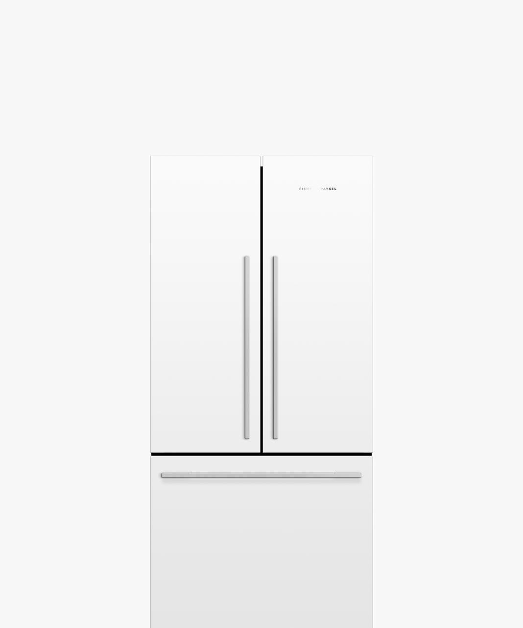 Fisher Paykel - 31 Inch 16.9 cu. ft French Door Refrigerator in White - RF170ADW5 N