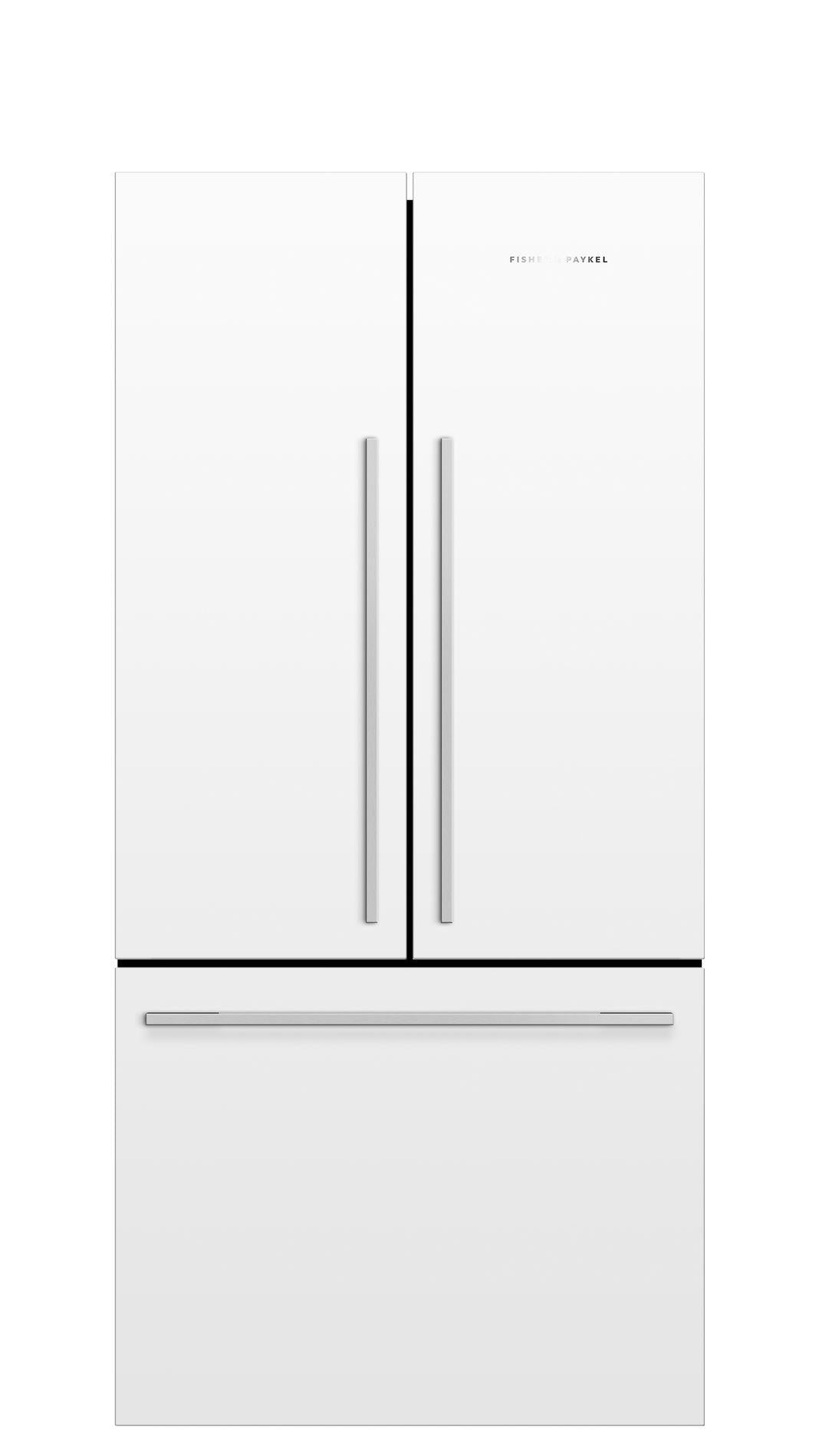 Fisher Paykel - 31 Inch 16.9 cu. ft French Door Refrigerator in White - RF170ADW5 N