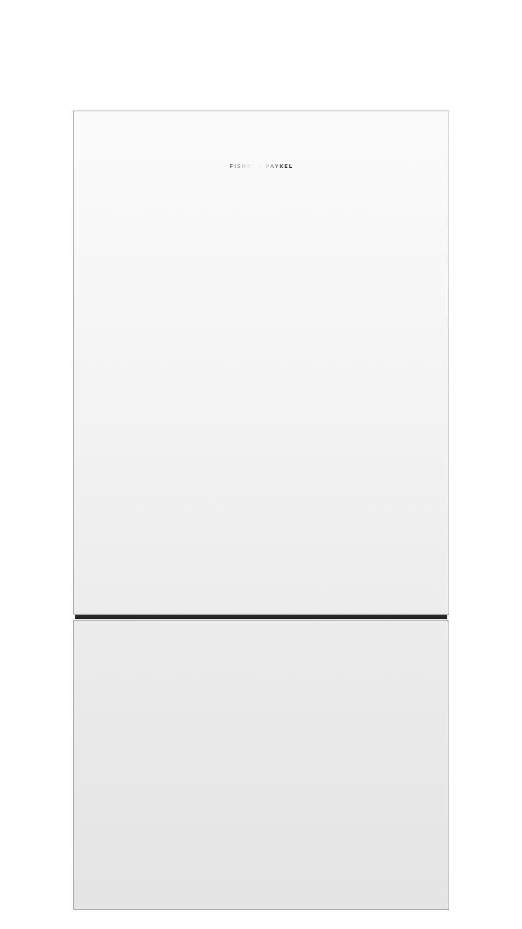 Fisher Paykel - 31.125 Inch 17.5 cu. ft Bottom Mount Refrigerator in White - RF170BRPW6 N