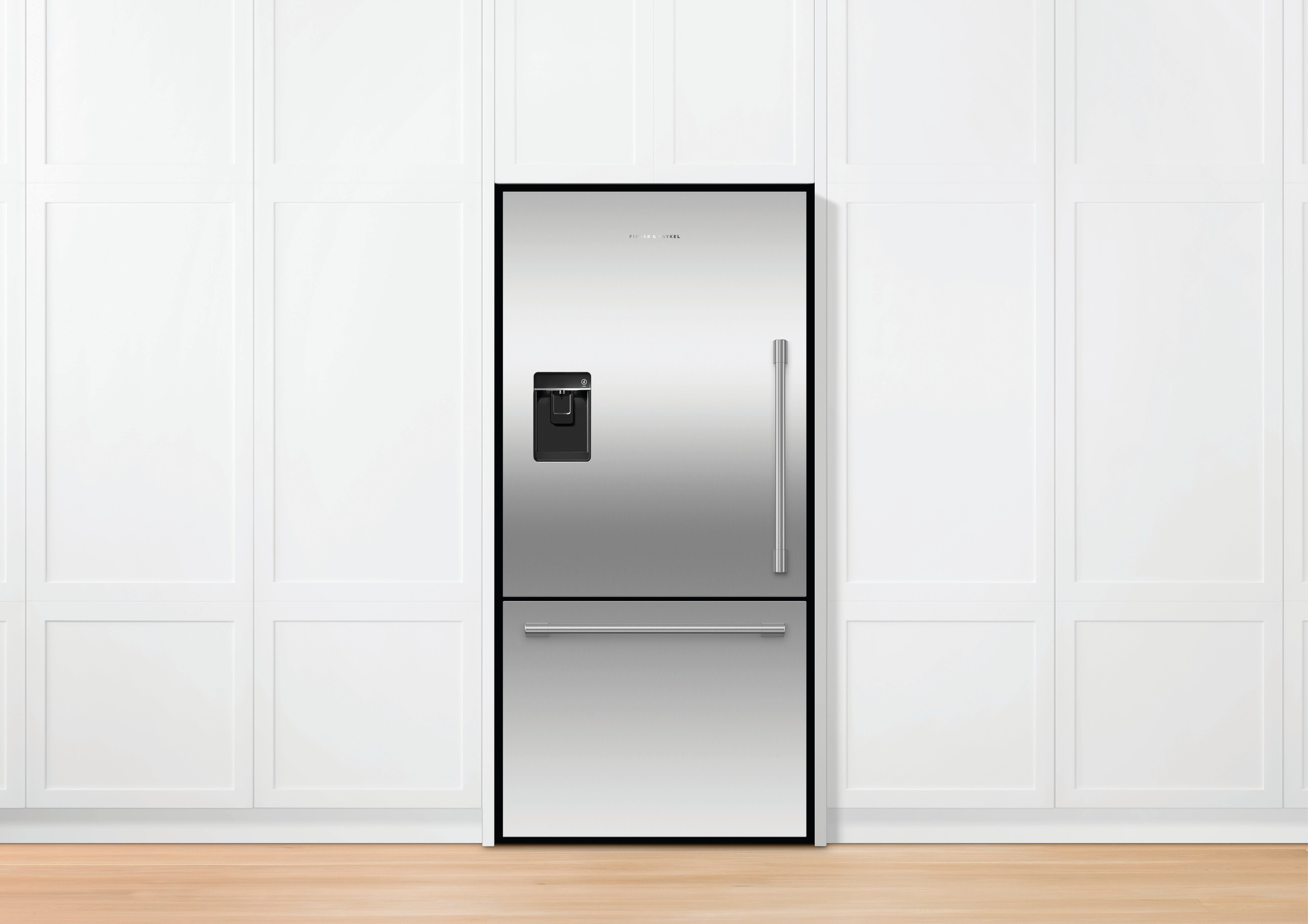 Fisher Paykel - 32 Inch 17.1 cu. ft Bottom Mount Refrigerator in Stainless - RF170WLHUX1