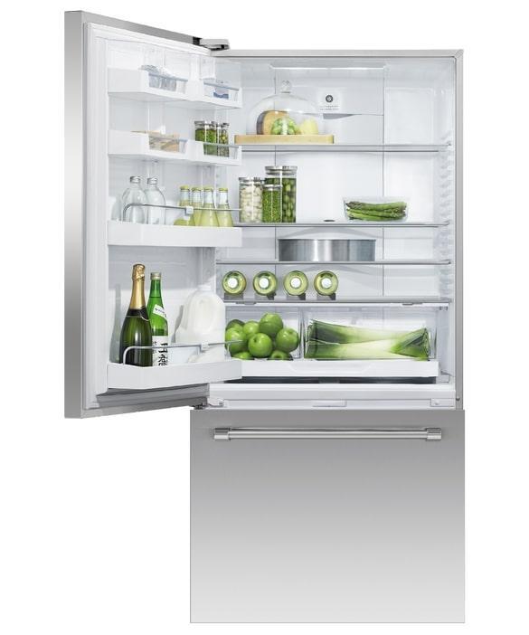 Fisher Paykel - 31.1 Inch 17.1 cu. ft Bottom Mount Refrigerator in Stainless - RF170WLKJX6