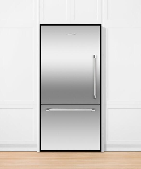 Fisher Paykel - 31.1 Inch 17.1 cu. ft Bottom Mount Refrigerator in Stainless - RF170WLKJX6