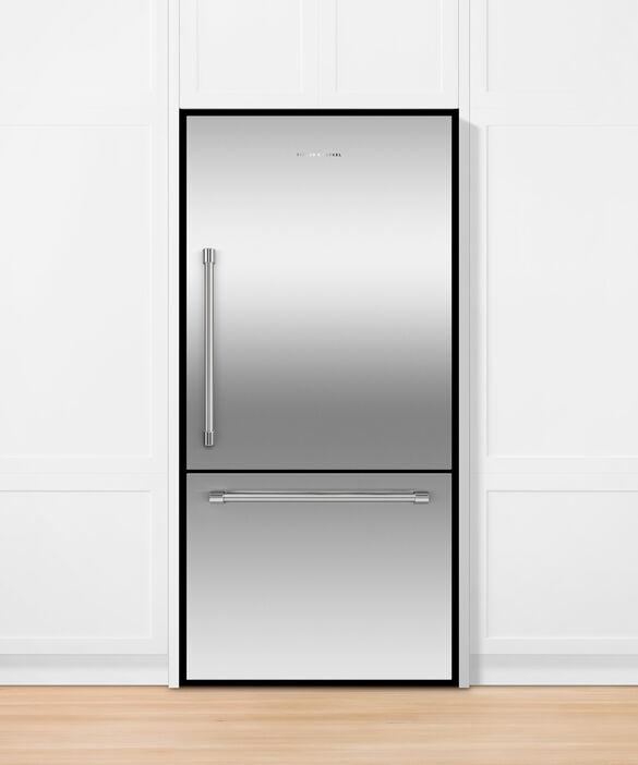 Fisher Paykel - 31.1 Inch 17.1 cu. ft Bottom Mount Refrigerator in Stainless - RF170WRKJX6