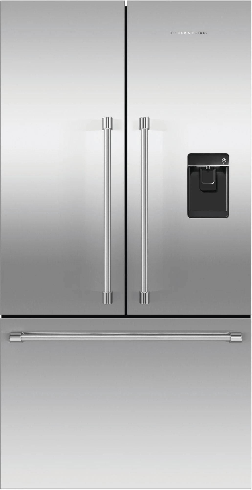 Fisher Paykel - 36 Inch 20.1 cu. ft French Door Refrigerator in Stainless - RF201ACUSX1