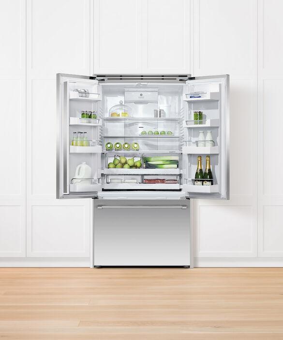 Fisher Paykel - 35.5 Inch 20.1 cu. ft French Door Refrigerator in Stainless - RF201ACUSX1 N