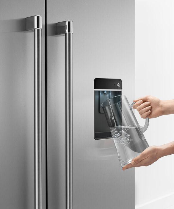 Fisher Paykel - 35.5 Inch 20.1 cu. ft French Door Refrigerator in Stainless - RF201ACUSX1 N