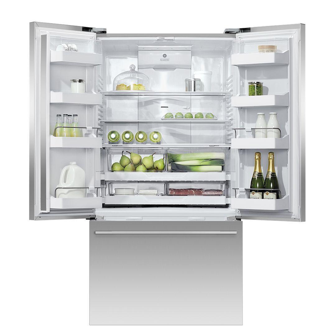 Fisher Paykel - 35.5 Inch 20.1 cu. ft French Door Refrigerator in Stainless - RF201ADUSX5 N
