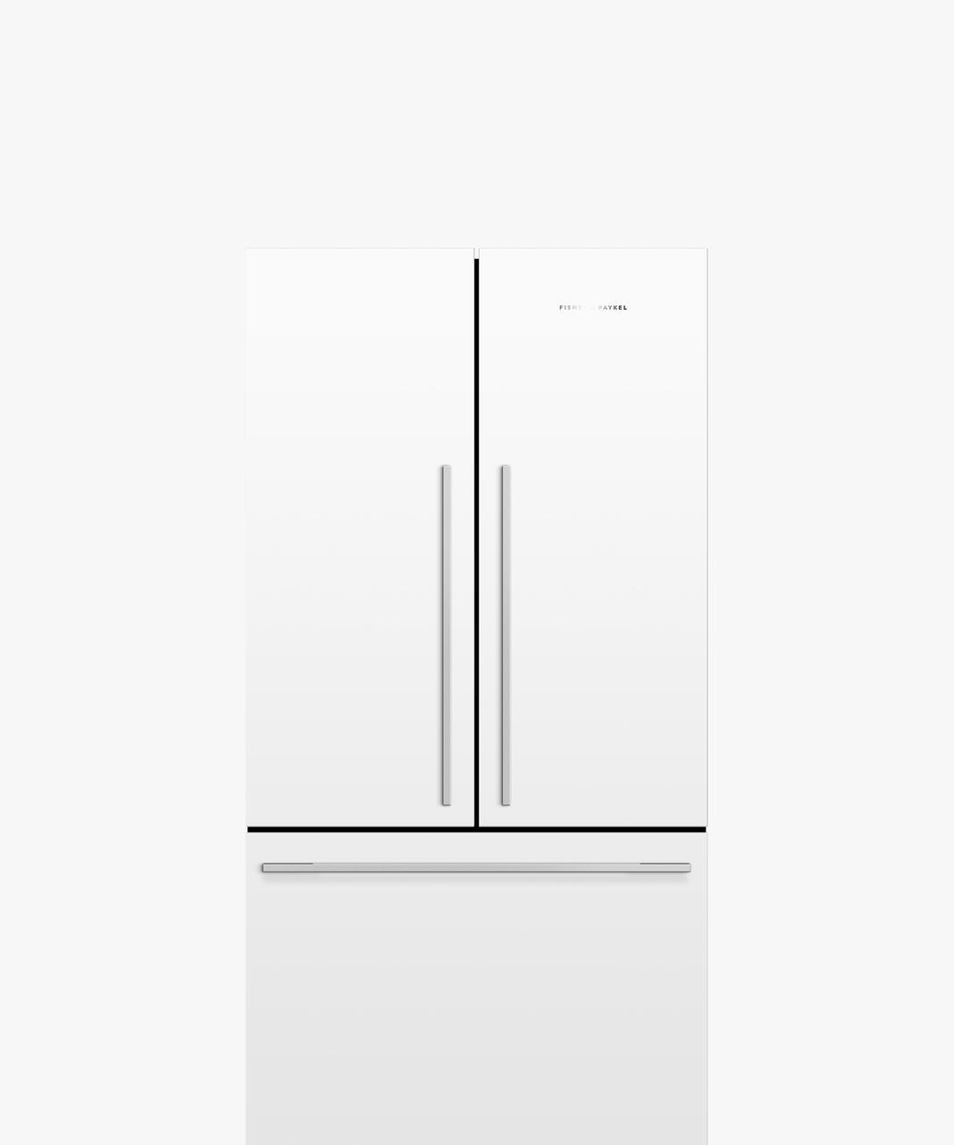 Fisher Paykel - 35.5 Inch 20.1 cu. ft French Door Refrigerator in White - RF201ADW5 N
