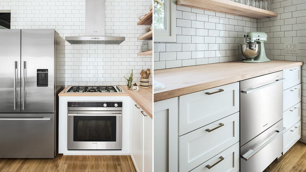 Fisher Paykel - 35.5 Inch 20.1 cu. ft French Door Refrigerator in Stainless - RF201ADX5 N