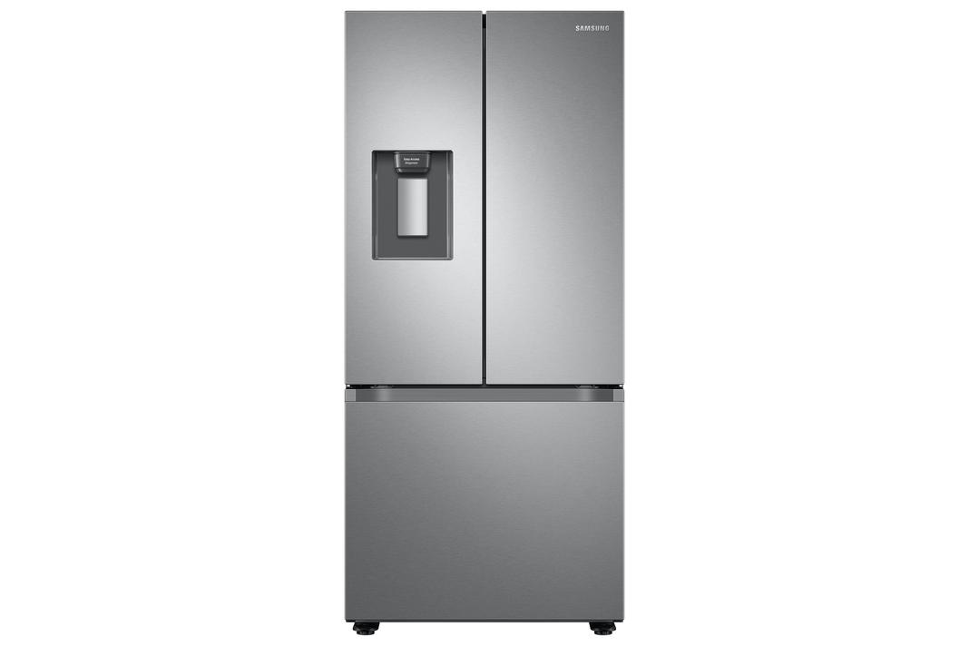 Samsung - 29.8 Inch 22 cu. ft French Door Refrigerator in Stainless - RF22A4221SR