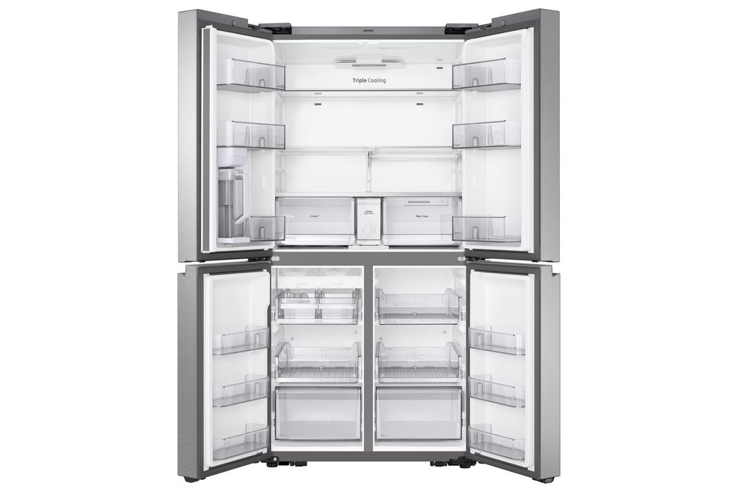 Samsung - 35.875 Inch 22.9 cu. ft 4-Door Flex French Door Refrigerator in Stainless - RF23A9071SR