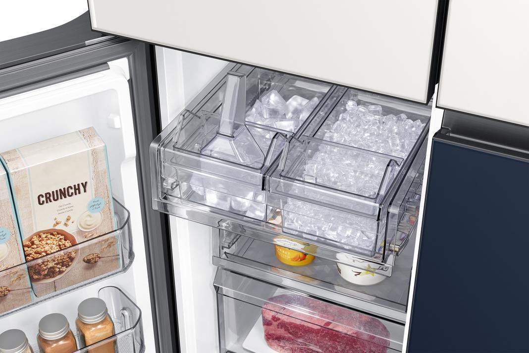 Samsung - Bespoke 35.87 Inch 22.8 cu. ft 4-Door Flex Refrigerator in Panel Ready - RF23A9675AP