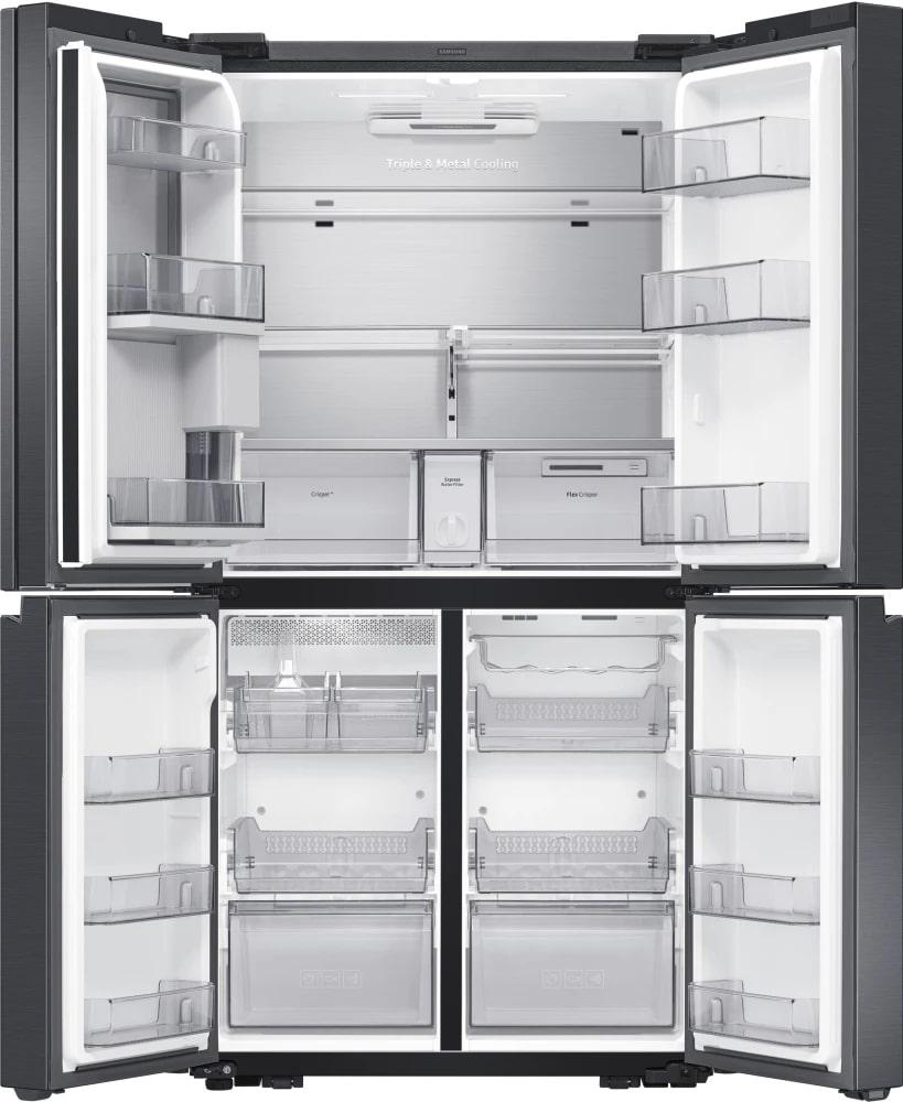 Samsung - 35.875 Inch 22.5 cu. ft 4-Door Flex Refrigerator in Black Stainless - RF23A9771SG