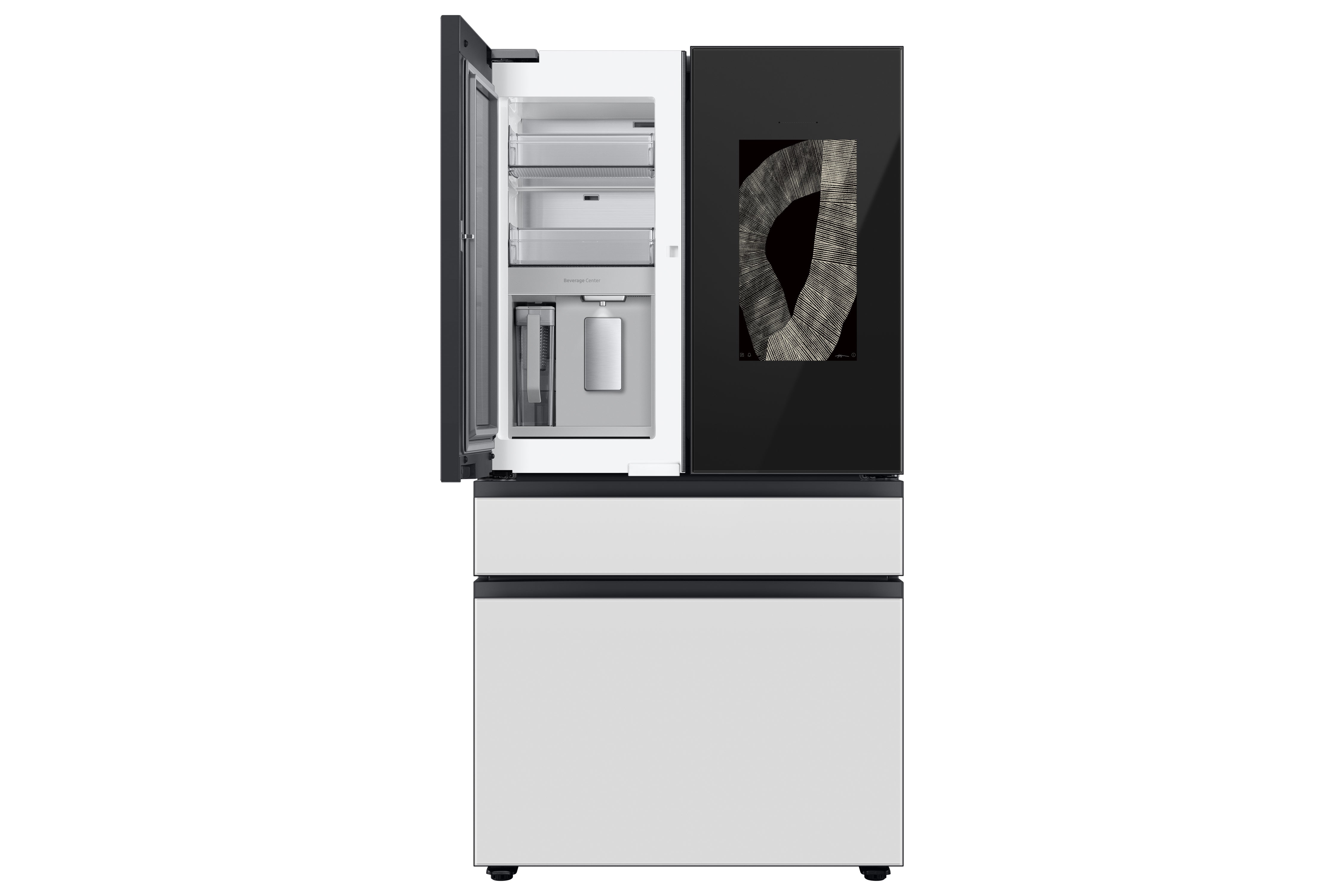 Samsung - Bespoke 35.75 Inch 22.5 cu. ft French Door Refrigerator in Panel Ready - RF23BB8900ACAC