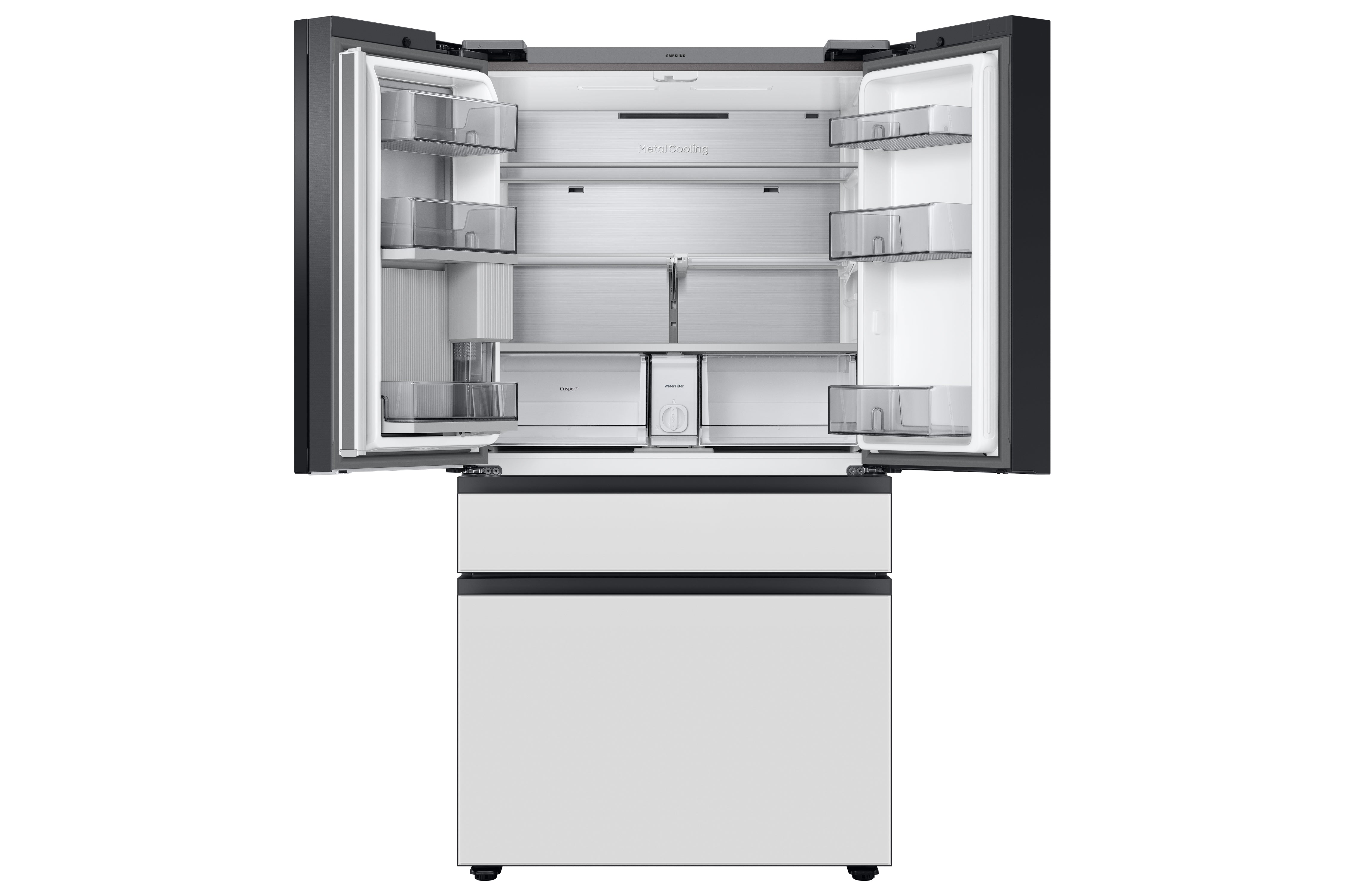 Samsung - Bespoke 35.75 Inch 22.5 cu. ft French Door Refrigerator in Panel Ready - RF23BB8900AWAC