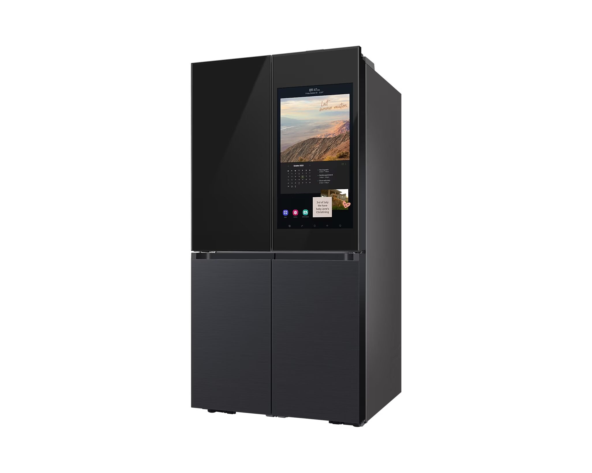 Samsung - 36 Inch 22.5 cu. ft French Door Refrigerator in Black Stainless - RF23CB99008MAC