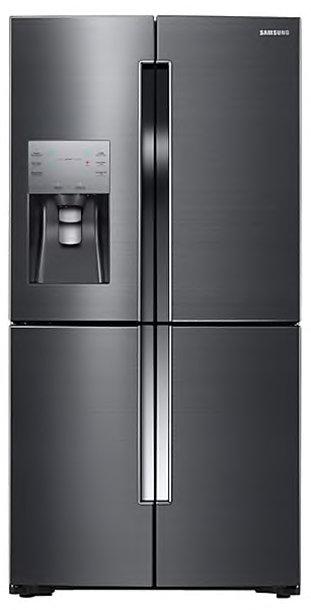 Samsung - 35.75 Inch 22.5 cu. ft French Door Refrigerator in Black Stainless - RF23J9011SG