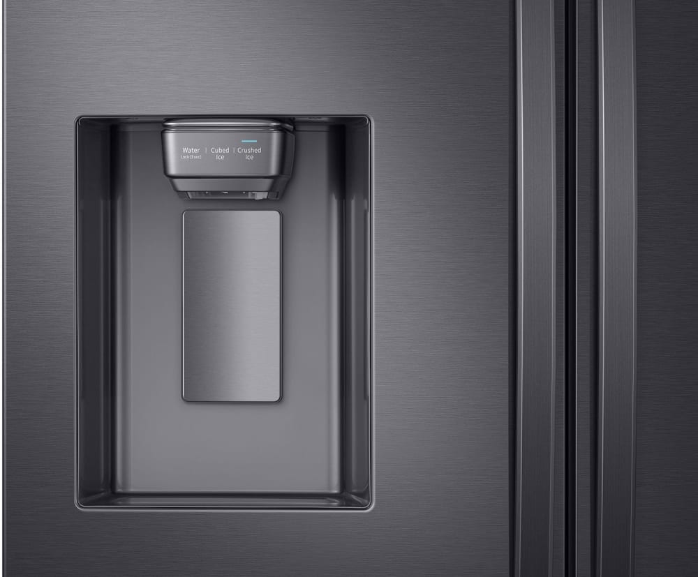 Samsung - 35.8 Inch 22.6 cu. ft French Door Refrigerator in Black Stainless - RF23R6201SG