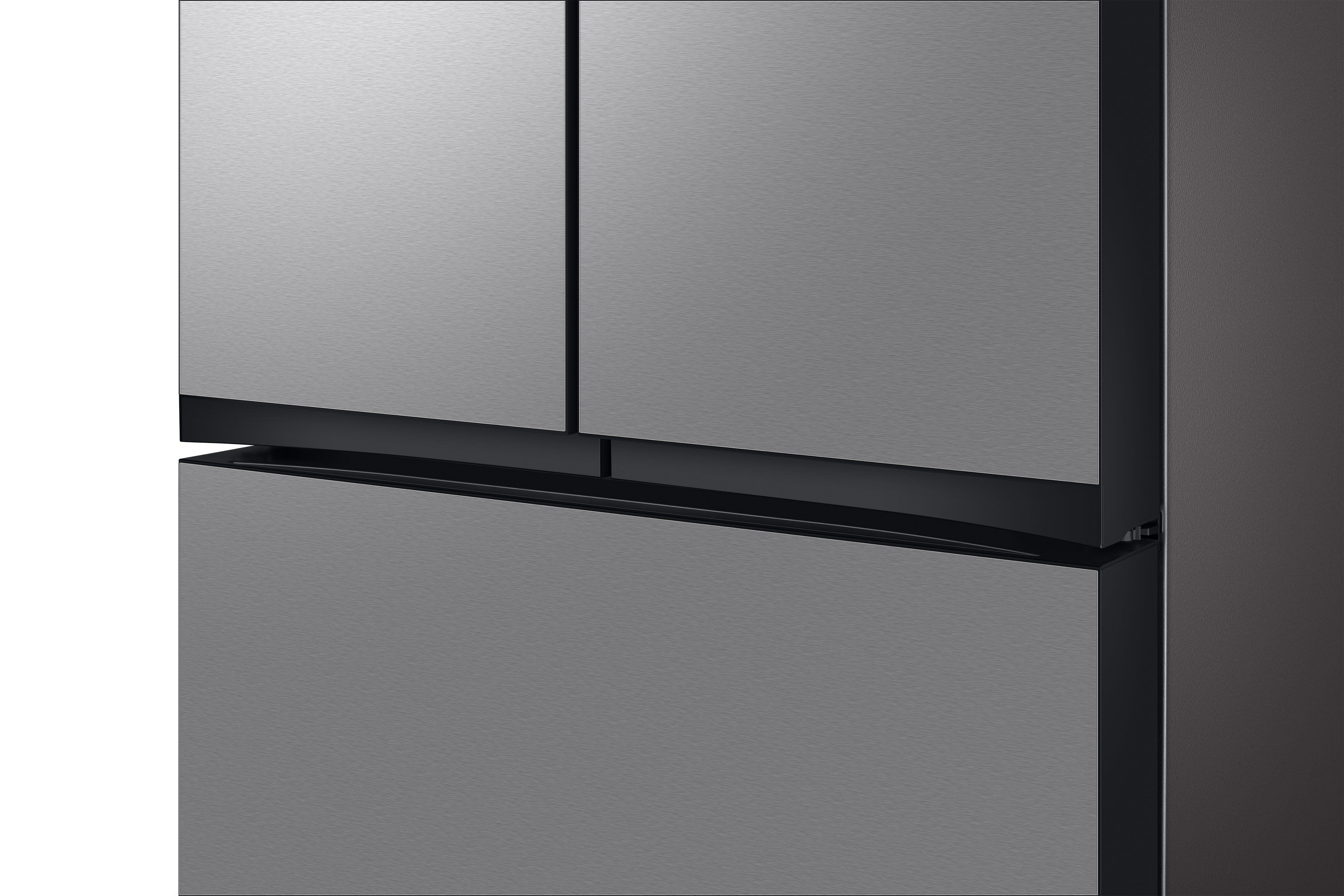 Samsung - Bespoke 35.75 Inch 23.9 cu. ft French Door Refrigerator in Stainless - RF24BB6200QLAA