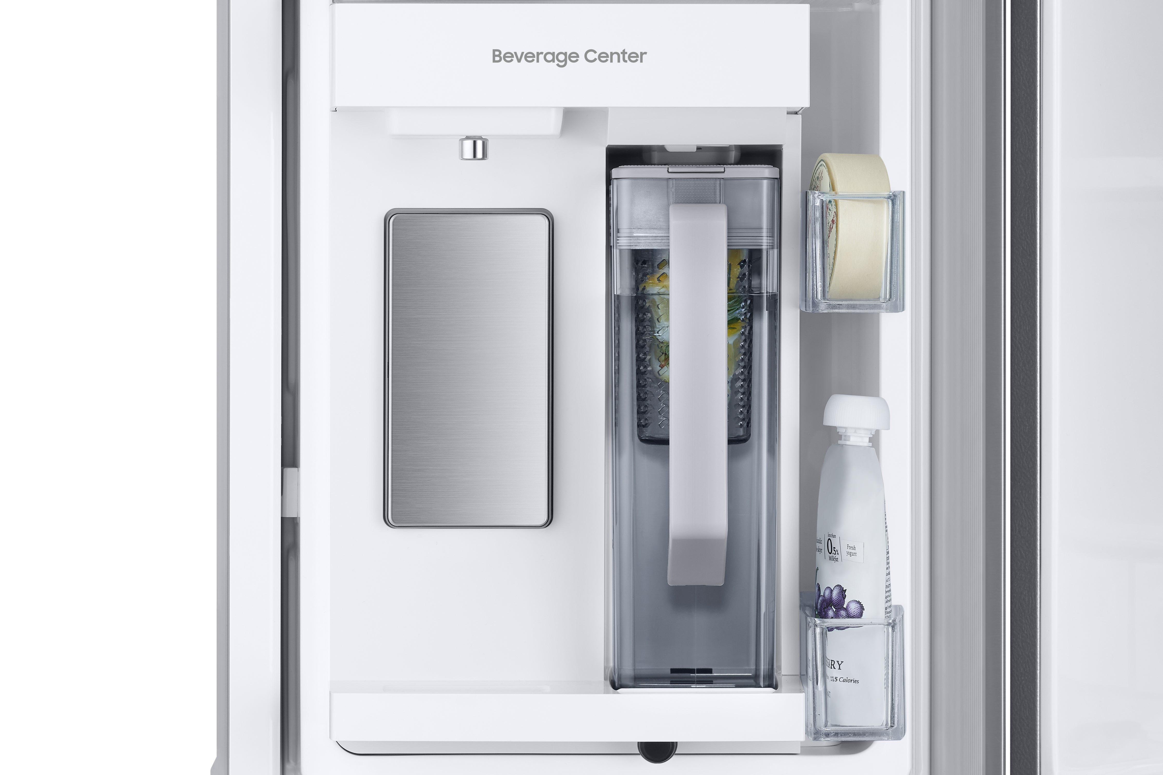 Samsung - 32.1875 Inch 24.5 cu. ft French Door Refrigerator in Stainless - RF25C5551SR