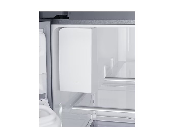 Samsung - 32.75 Inch 24.7 cu. ft 4-Door French Door Refrigerator in Stainless - RF25HMIDBSR