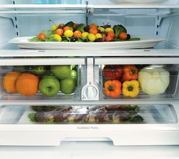 Samsung - 35.75 Inch 24.6 cu. ft French Door Refrigerator in Stainless - RF263BEAESR