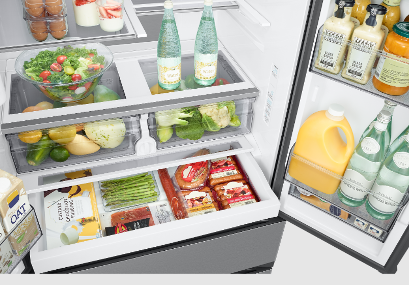 Samsung - 36 Inch 24.7 cu. ft French Door Refrigerator in Stainless - RF26CG7400SRAA