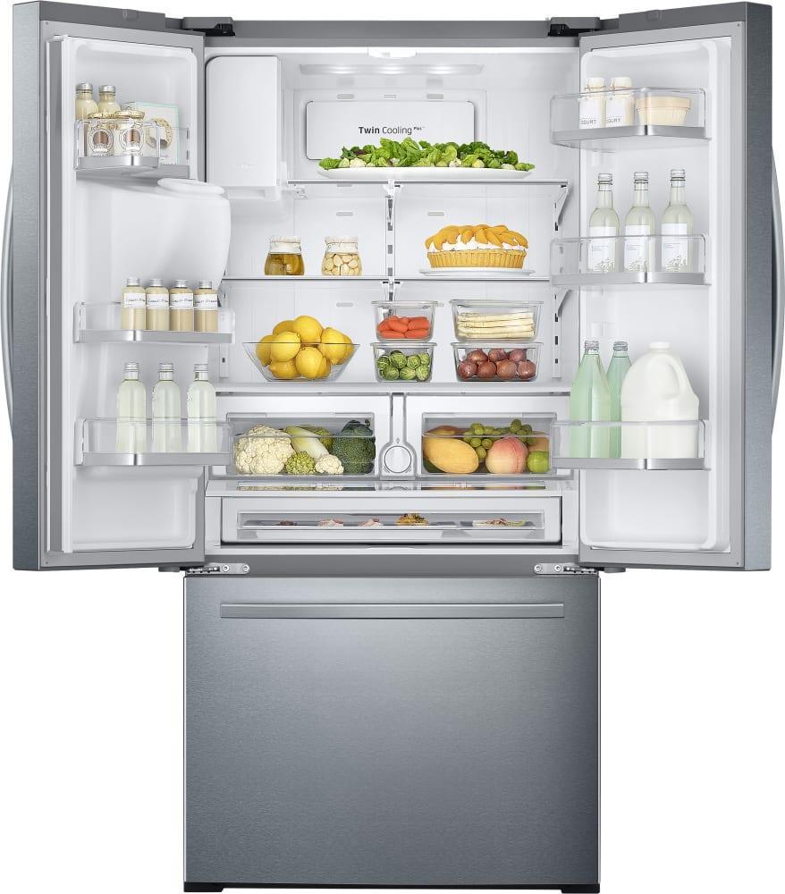Samsung - 32.8 Inch 25.5 cu. ft French Door Refrigerator in Stainless - RF26J7510SR