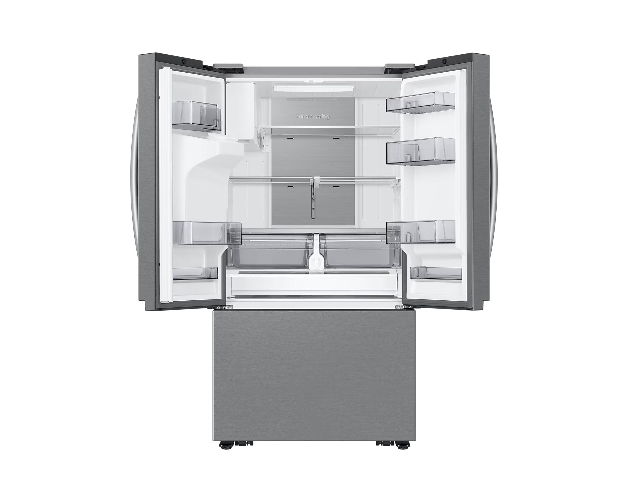 Samsung - 36 Inch 25 cu. ft French Door Refrigerator in Stainless - RF27CG5900SRAC