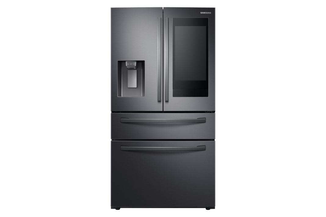 Samsung - 35.8 Inch 27.7 cu. ft French Door Refrigerator in Stainless - RF28R7551SG