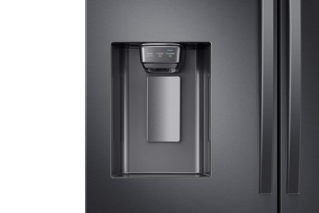 Samsung - 35.8 Inch 27.7 cu. ft French Door Refrigerator in Stainless - RF28R7551SG