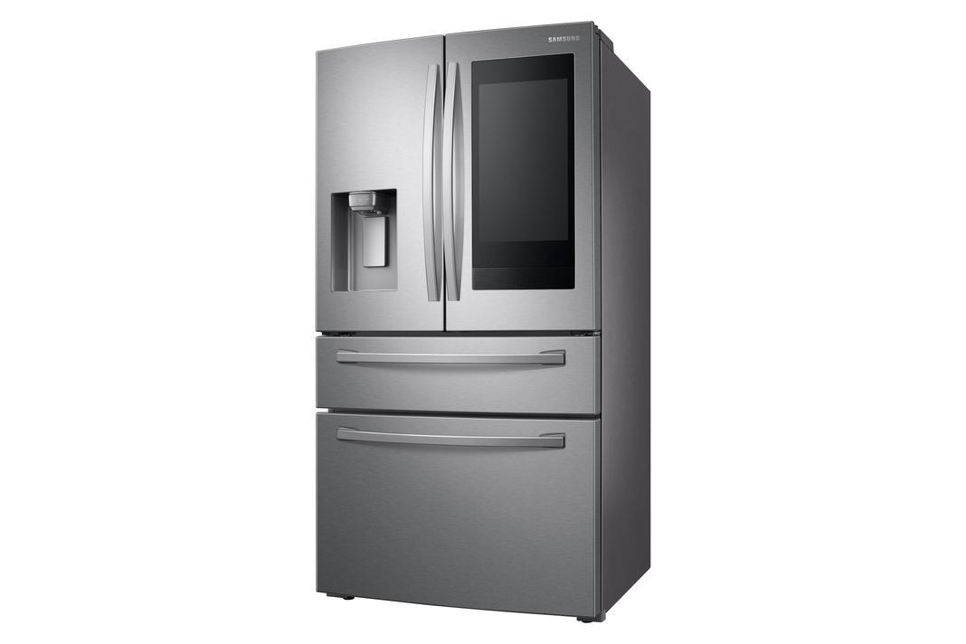 Samsung - 35.8 Inch 27.7 cu. ft French Door Refrigerator in Stainless - RF28R7551SR