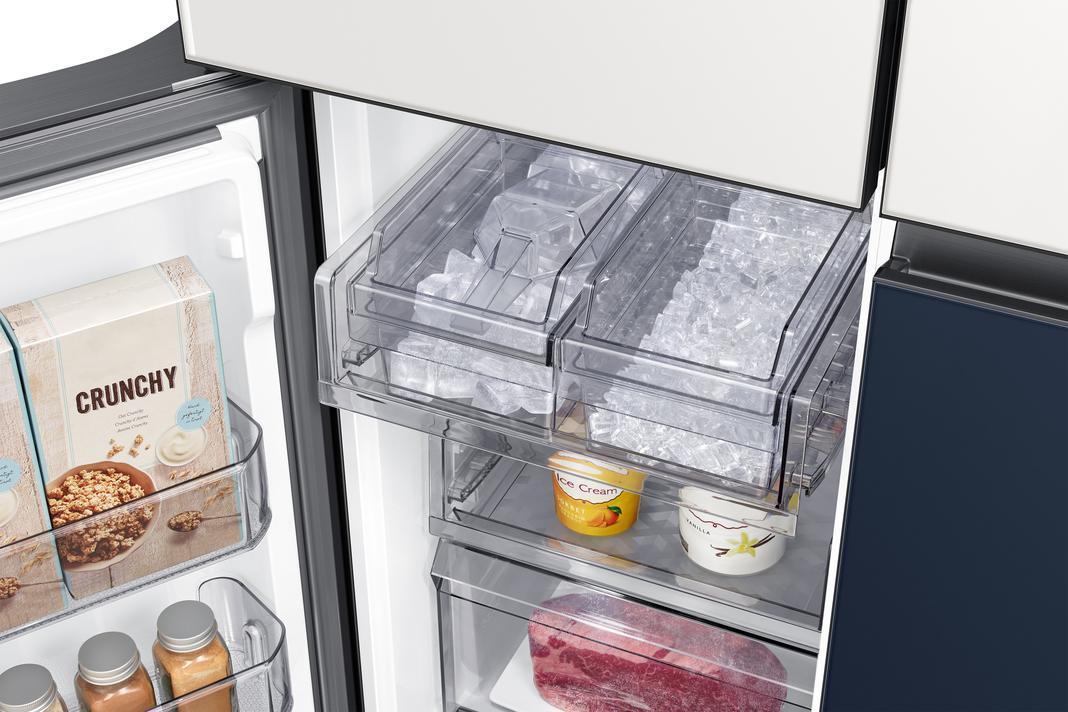 Samsung - Bespoke 35.9 Inch 29 cu. ft 4-Door Flex Refrigerator in Panel Ready - RF29A9675AP