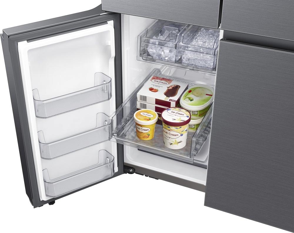 Samsung - 35.875 Inch 28.6 cu. ft 4-Door Flex Refrigerator in Black Stainless - RF29A9771SG