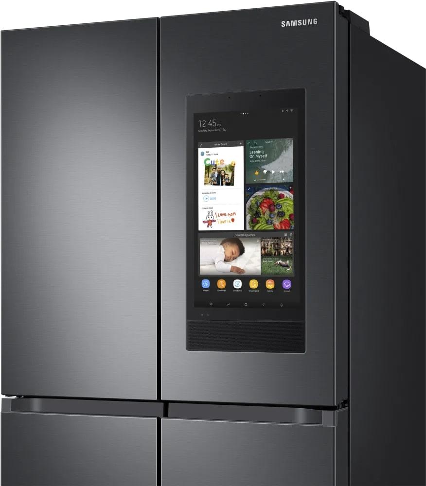 Samsung - 35.875 Inch 28.6 cu. ft 4-Door Flex Refrigerator in Black Stainless - RF29A9771SG
