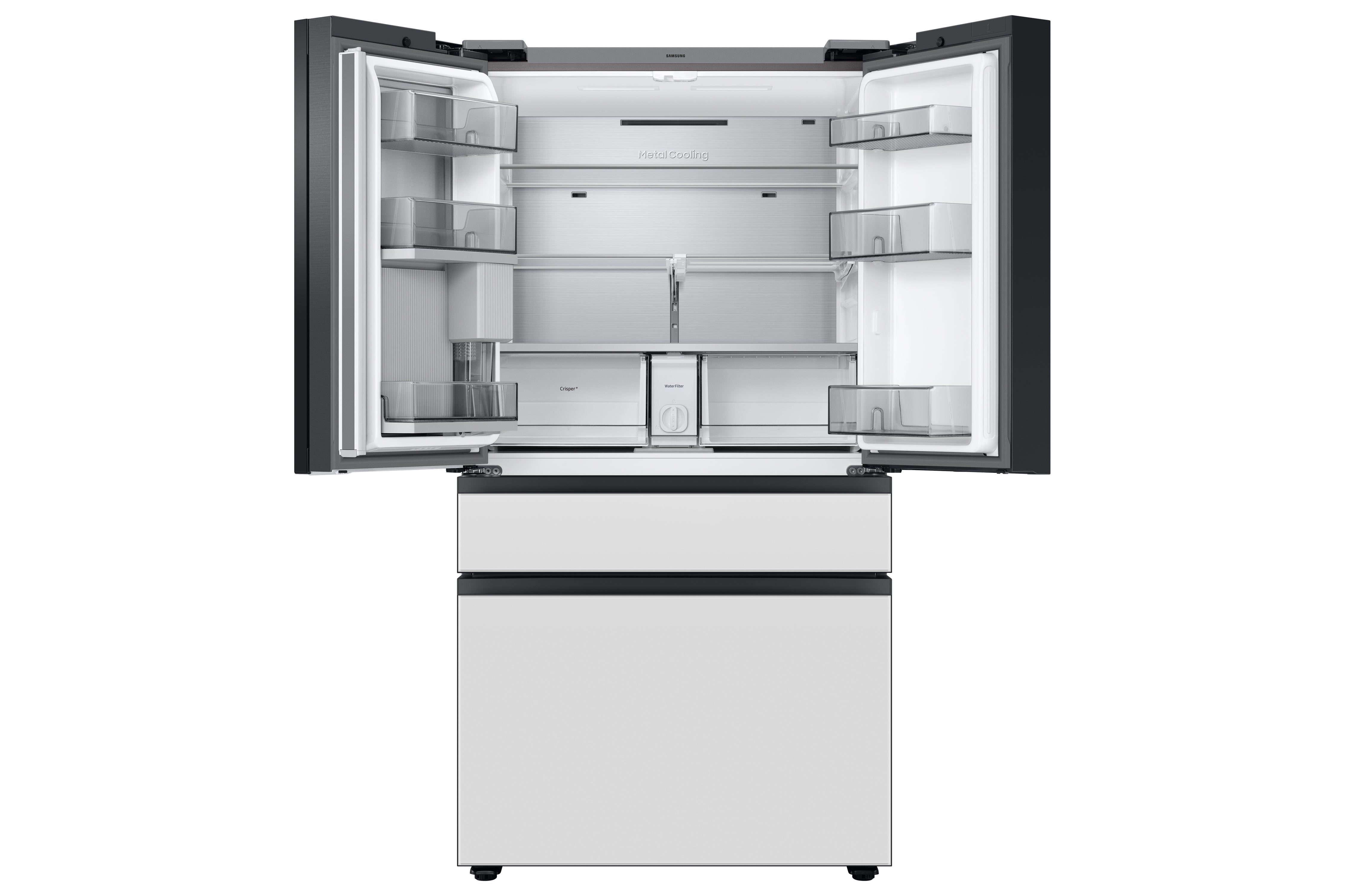 Samsung - Bespoke 35.75 Inch 28.6 cu. ft French Door Refrigerator in Panel Ready - RF29BB8900AWAC