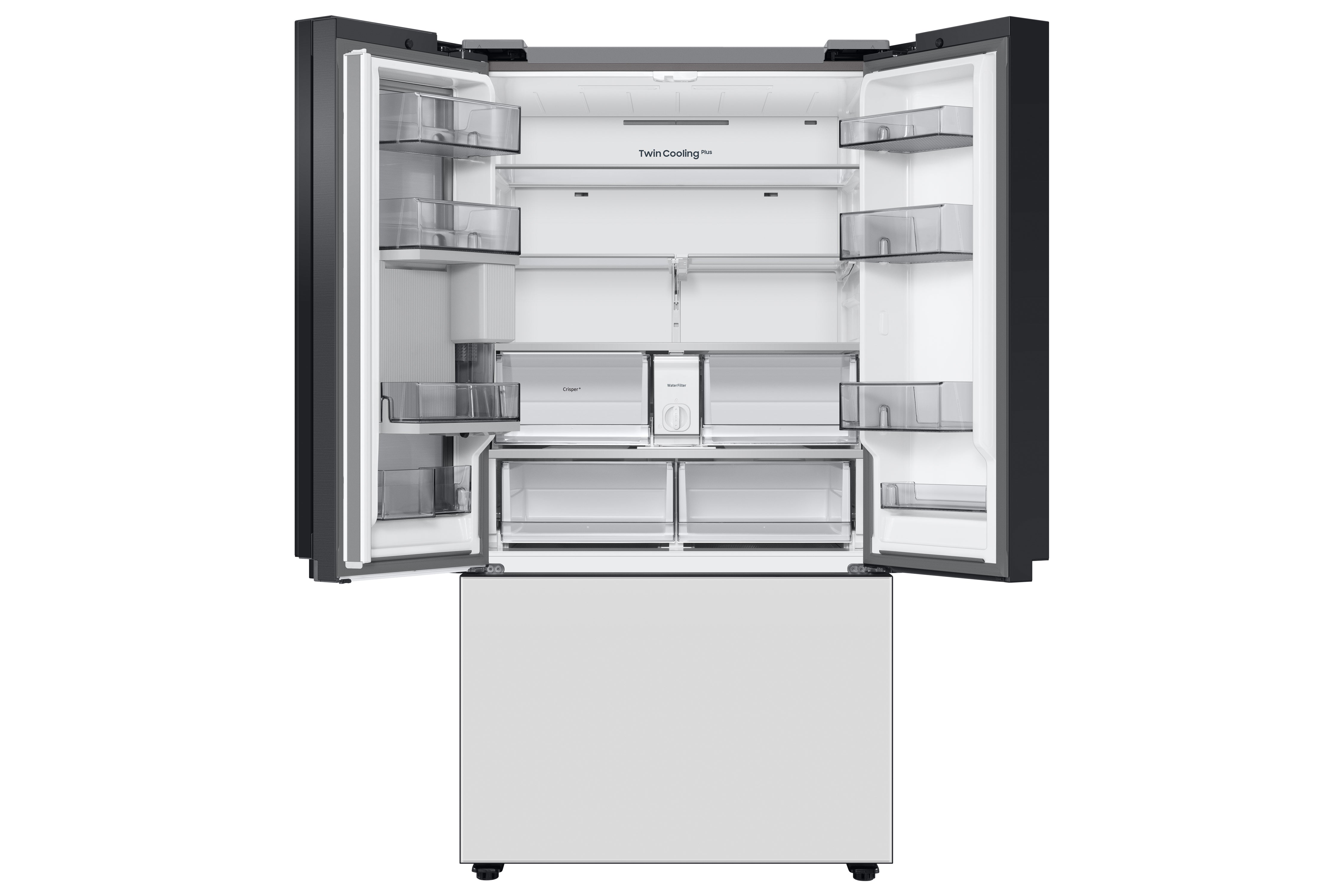Samsung - Bespoke 35.8 Inch 30.1 cu. ft French Door Refrigerator in Panel Ready - RF30BB6600APAA