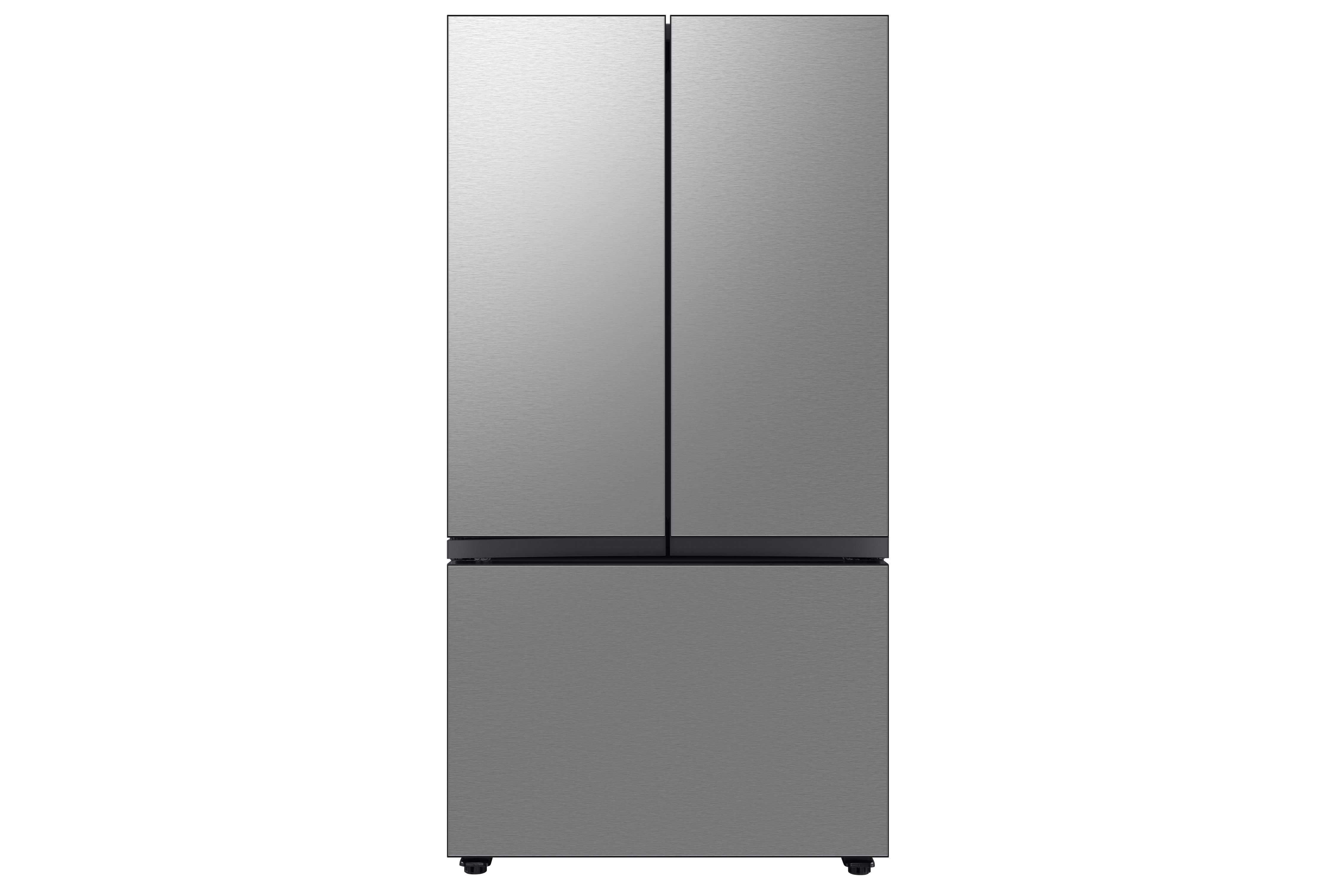 Samsung - Bespoke 35.8 Inch 30.1 cu. ft French Door Refrigerator in Stainless - RF30BB6600QLAA