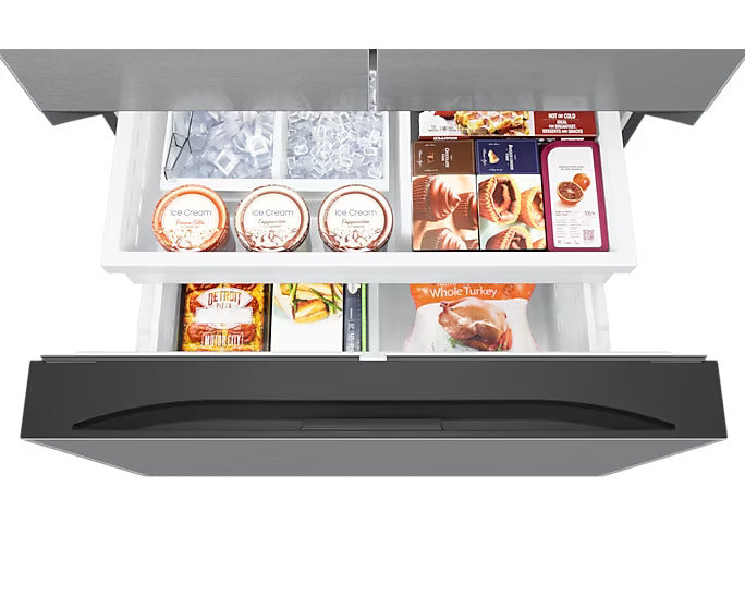 Samsung - 35.75 Inch 30.5 cu. ft French Door Refrigerator in Stainless - RF32CG5400SRAA