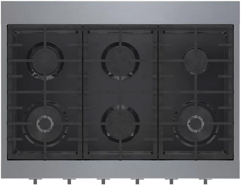 Bosch - 35.9 inch wide Gas Cooktop in Stainless - RGM8658UC
