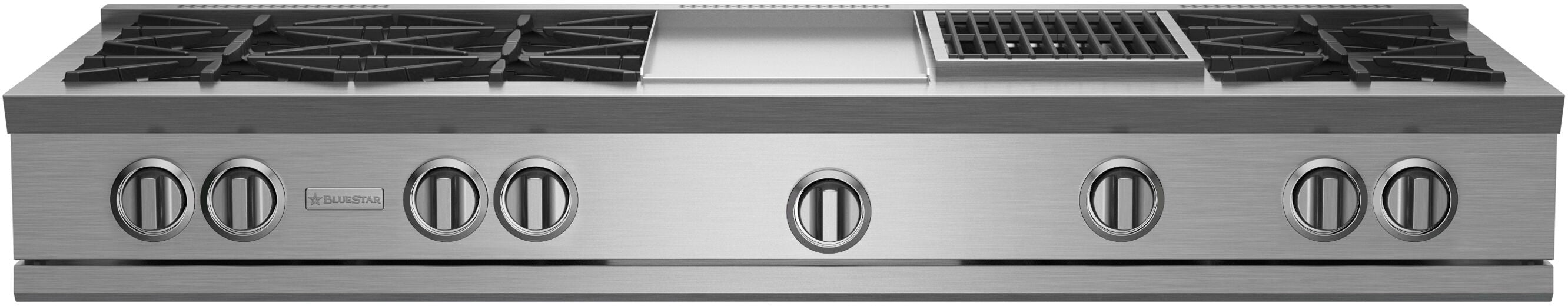 BlueStar - 59.875 inch wide Gas Cooktop in Stainless - RGTNB606GCBV2L