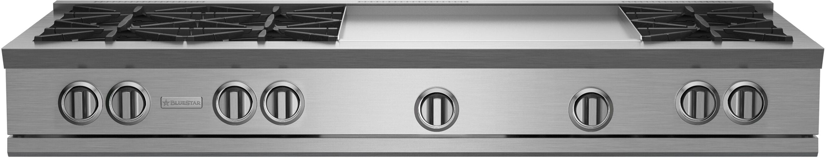 BlueStar - 59.875 inch wide Gas Cooktop in Stainless - RGTNB606GV2LPLT