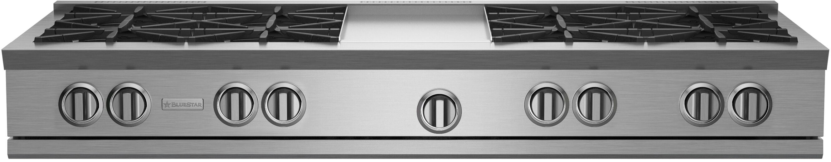 BlueStar - 59.875 inch wide Gas Cooktop in Stainless - RGTNB608GV2PLT