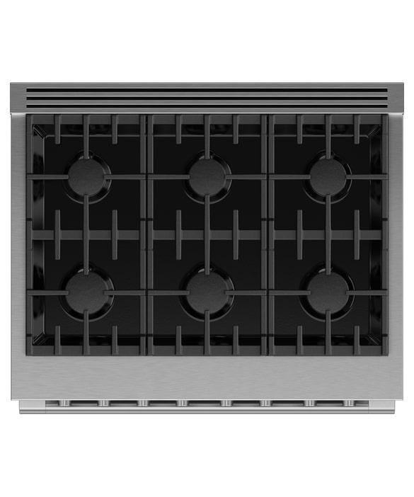 Fisher Paykel - 5.3 cu. ft Gas Range in Stainless - RGV3-366-L