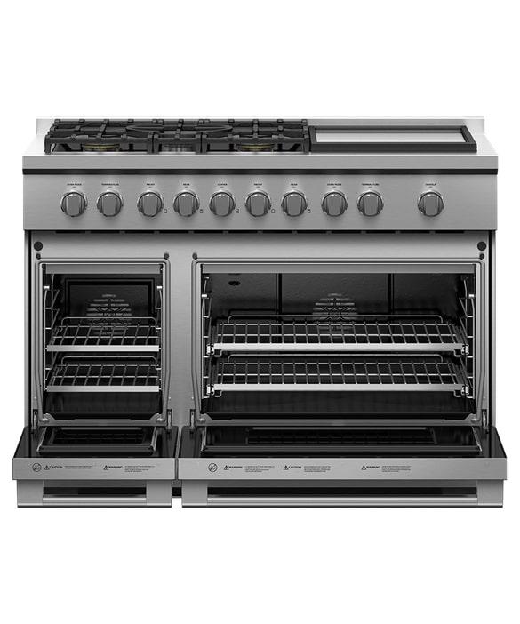 Fisher Paykel - 7.7 cu. ft Gas Range in Stainless - RGV3-485GD-N