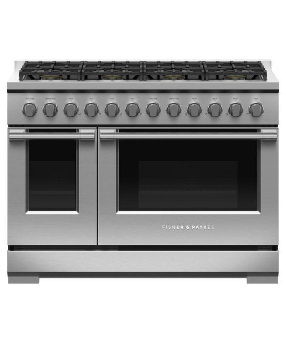 Fisher Paykel - 7.7 cu. ft Gas Range in Stainless - RGV3-488-L